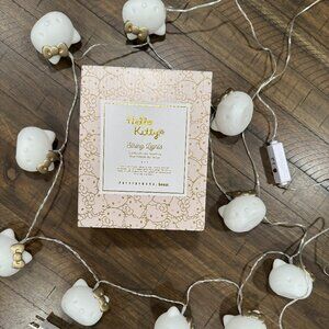 POTTERY BARN Teen Hello Kitty String Lights Plug-In Dorm Room Decor Used Working